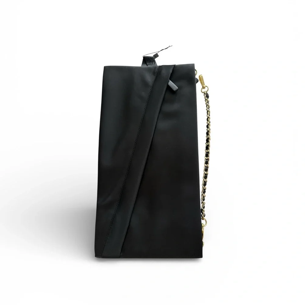 Sattache Convertible Backpack Crossbody Vegan Leather Black 5 Way Bag